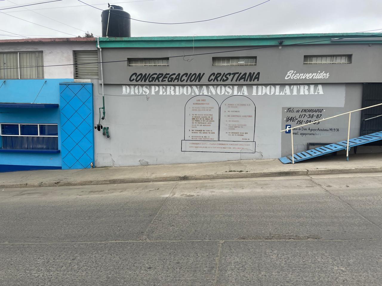 Vista exterior de Casa de Dios Ágape en Ensenada